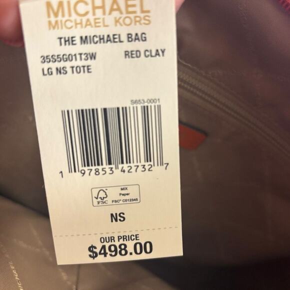 Michael Kors NWT The Michael Ombré Straw Tote Bag & Wallet - Picture 8 of 14